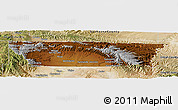 Physical Panoramic Map of Carbon County, satellite outside