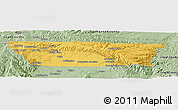 Savanna Style Panoramic Map of Carbon County