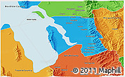 Political 3D Map of Davis County