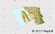 Satellite Map of Davis County, cropped outside