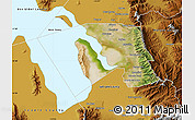 Satellite Map of Davis County, physical outside