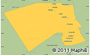 Savanna Style Simple Map of Davis County