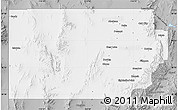 Gray Map of Millard County