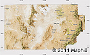 Satellite Map of Millard County, cropped outside