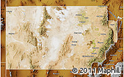 Satellite Map of Millard County, physical outside