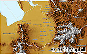 Physical 3D Map of Salt Lake County