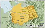 Savanna Style 3D Map of Salt Lake County
