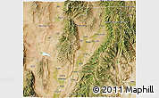 Satellite 3D Map of Sanpete County