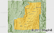 Savanna Style 3D Map of Sanpete County