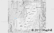 Silver Style 3D Map of Sanpete County