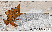 Physical Map of Summit County, lighten