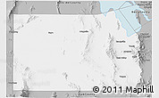 Gray 3D Map of Tooele County
