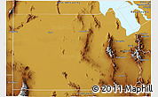 Physical 3D Map of Tooele County