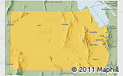 Savanna Style 3D Map of Tooele County