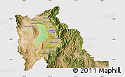 Satellite Map of Utah County, cropped outside