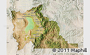 Satellite Map of Utah County, lighten