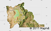 Satellite Map of Utah County, single color outside