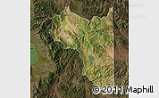 Satellite Map of Wasatch County, darken