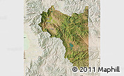 Satellite Map of Wasatch County, lighten
