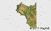Satellite Map of Wasatch County, single color outside