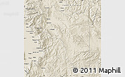 Shaded Relief Map of Wasatch County