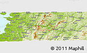 Physical Panoramic Map of ZIP code 05676