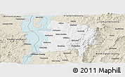 Classic Style Panoramic Map of Chittenden County