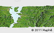 Satellite Panoramic Map of Chittenden County