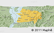 Savanna Style Panoramic Map of Chittenden County