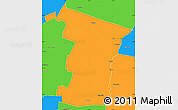 Political Simple Map of Windsor County