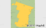 Savanna Style Simple Map of Windsor County