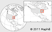 Blank Location Map of ZIP code 20106, highlighted country, highlighted state, within the entire country
