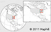 Blank Location Map of ZIP code 20112, highlighted country, highlighted state, within the entire country