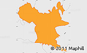 Political Simple Map of ZIP code 20112, single color outside, borders and labels