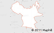 Silver Style Simple Map of ZIP code 20112