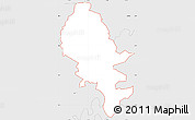 Silver Style Simple Map of ZIP code 20124