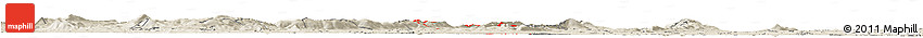 Shaded Relief Horizon Map of ZIP Code 20132