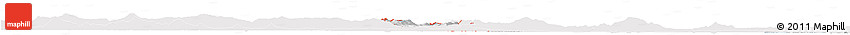 Silver Style Horizon Map of ZIP Code 20132, single color outside