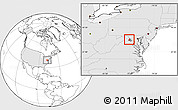 Blank Location Map of ZIP code 20132, highlighted country, highlighted county