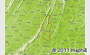 Physical Map of ZIP code 20132