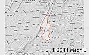 Silver Style Map of ZIP code 20132