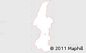 Silver Style Simple Map of ZIP code 20132, cropped outside