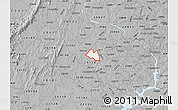 Gray Map of ZIP code 20151