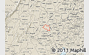 Shaded Relief Map of ZIP code 20151