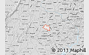 Silver Style Map of ZIP code 20151