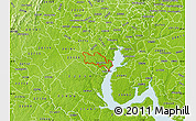 Physical Map of ZIP code 22026