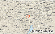 Shaded Relief 3D Map of ZIP code 22032