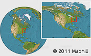 Satellite Location Map of ZIP code 22033, within the entire country