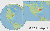 Savanna Style Location Map of ZIP code 22033, within the entire country