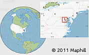 Savanna Style Location Map of ZIP code 22033, highlighted country, highlighted county